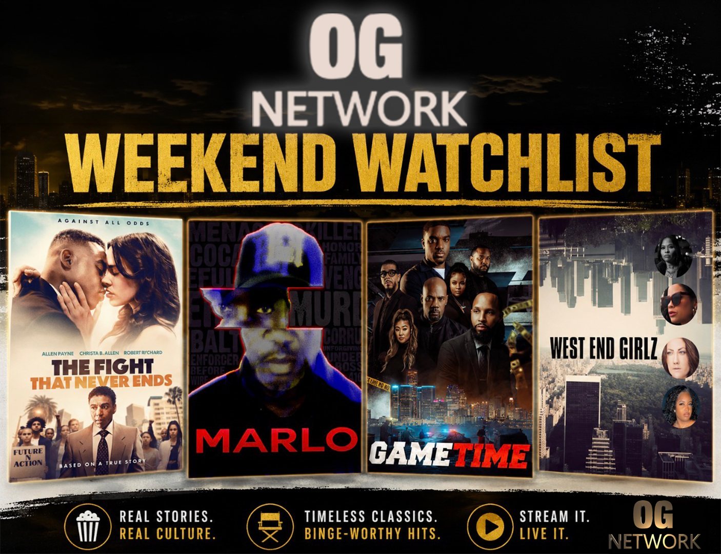 OG Network Weekend Watchlist: Love, Loyalty, Revenge, and Real-Life Street Legends